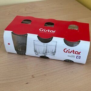 Cristar Shooter Glasses – Set of 6, 1.5 oz Shot Glasses